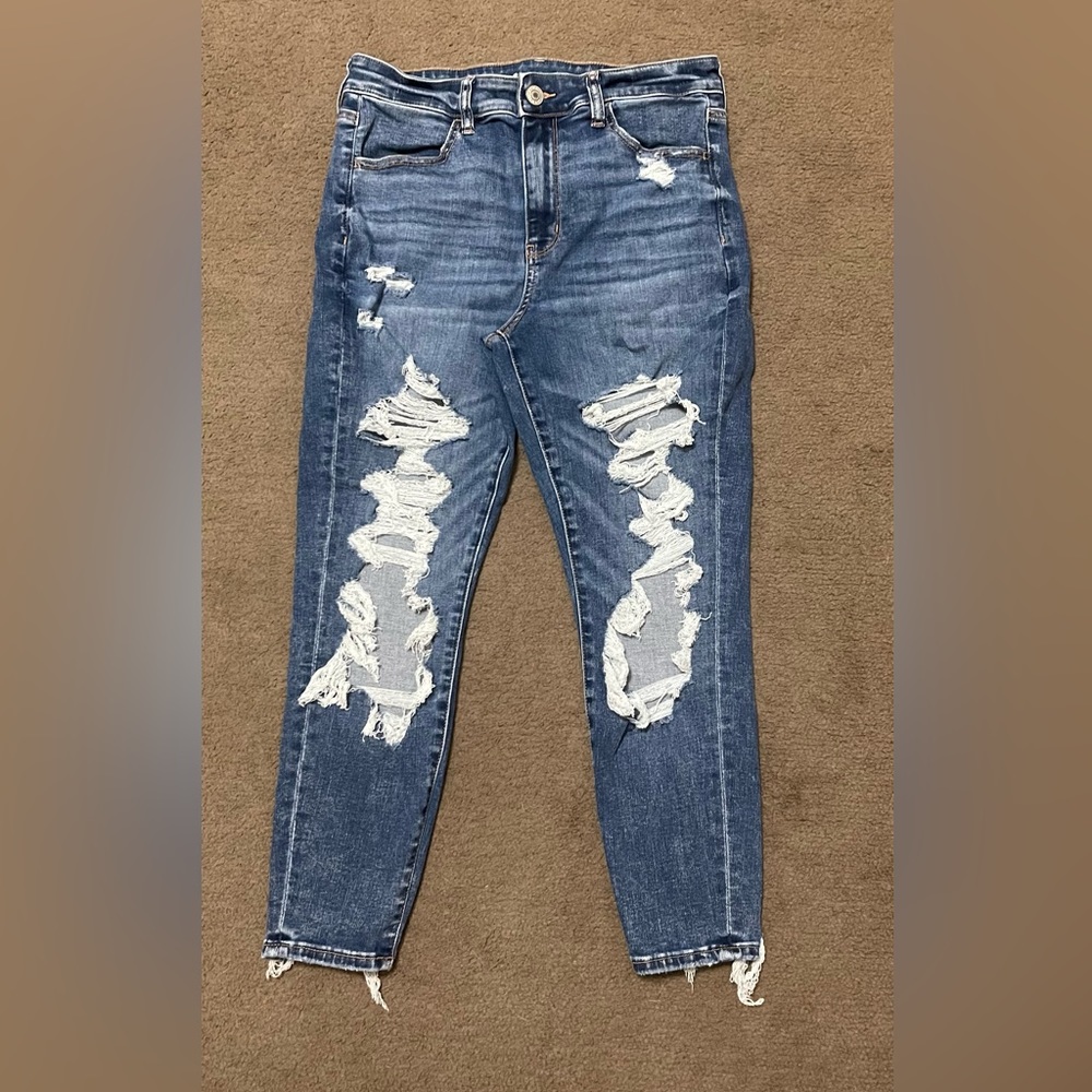 Like NEW AmericanEagle 12XSHORT Hi-Rise Jeggings Next Level Stretch